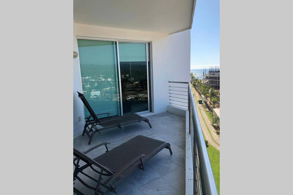 Apartamento Aria Ocean departamento a pie de playa Sanitizado Nuevo Vallarta Exterior foto